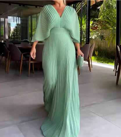 Elegant flowy everyday maxi dress for women | RIA -11