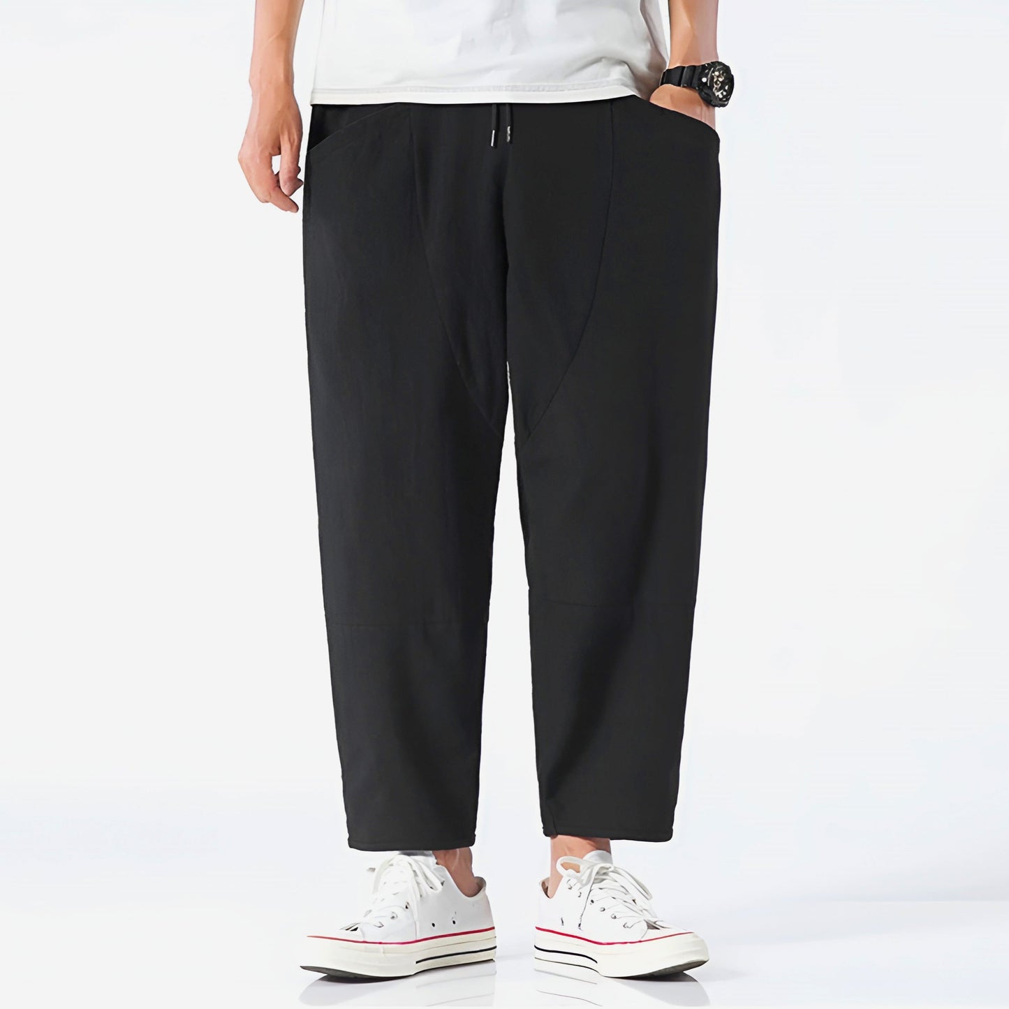 Classic tailored relaxed trousers for men | Urban -6