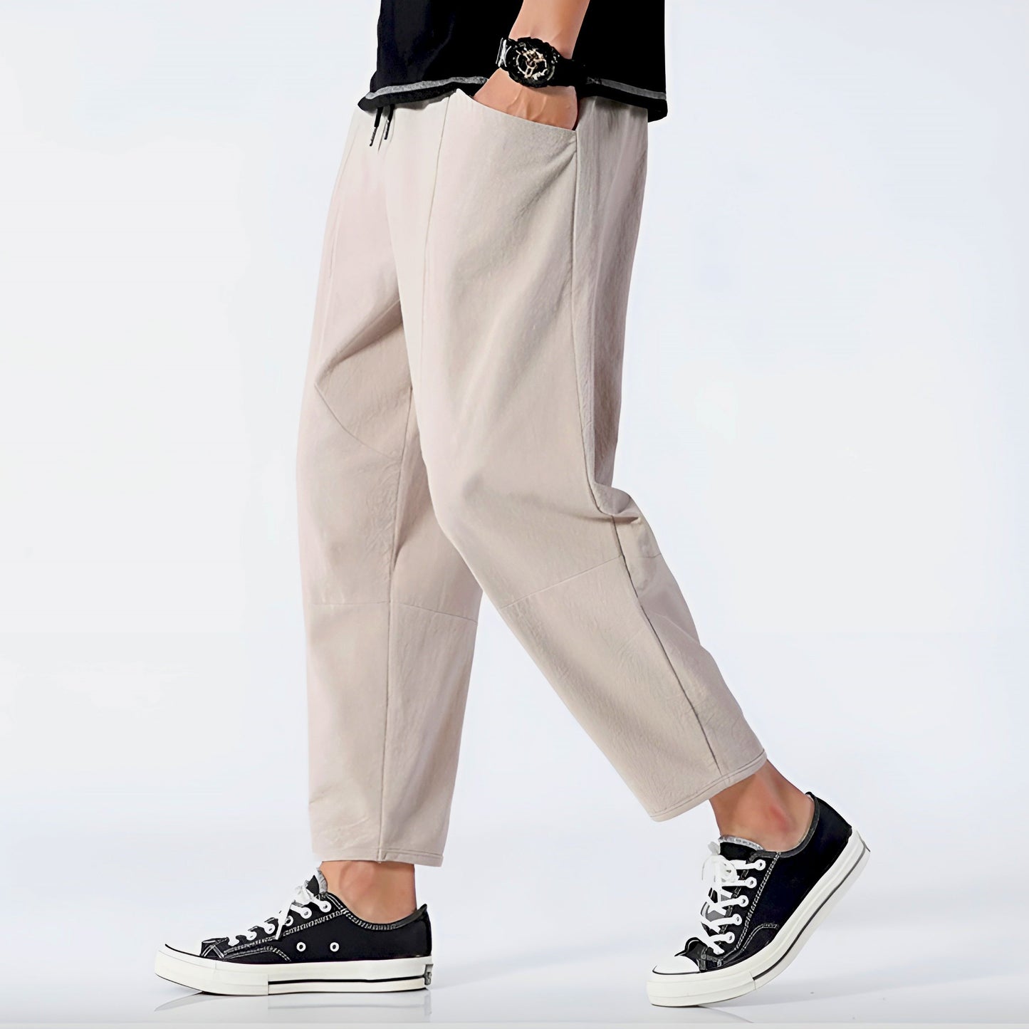 Classic tailored relaxed trousers for men | Urban -13