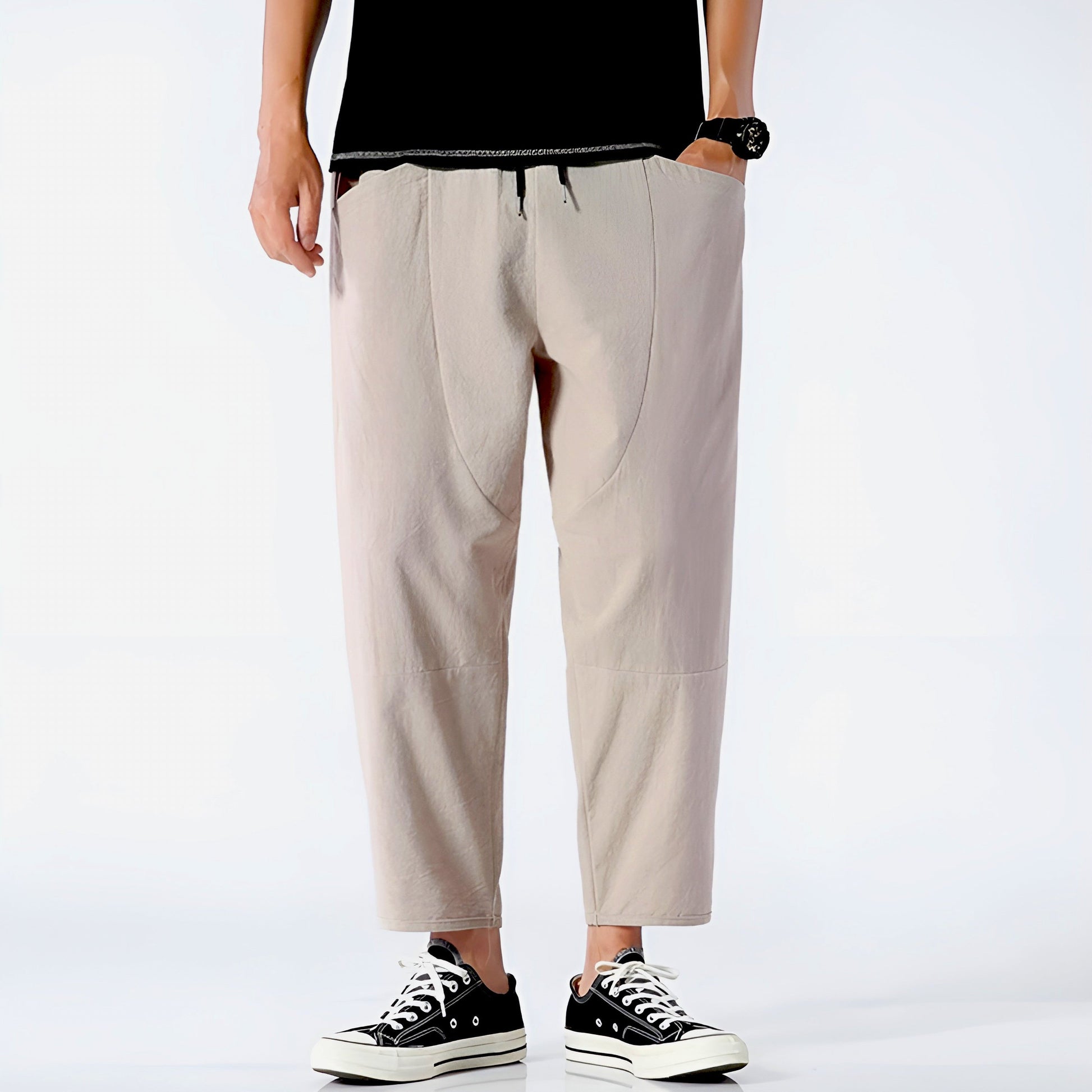 Classic tailored relaxed trousers for men | Urban -14