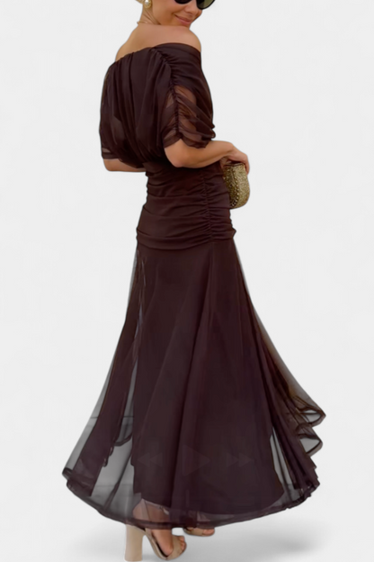 Elegant everyday relaxed maxi dress for women | Florendra -8