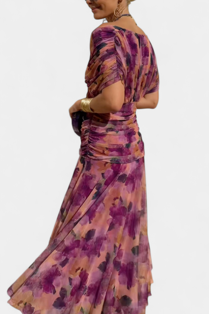 Elegant everyday relaxed maxi dress for women | Florendra -5