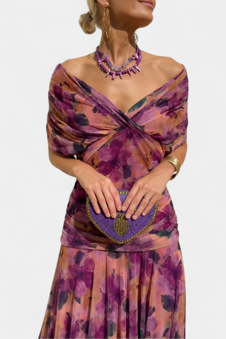 Elegant everyday relaxed maxi dress for women | Florendra -6