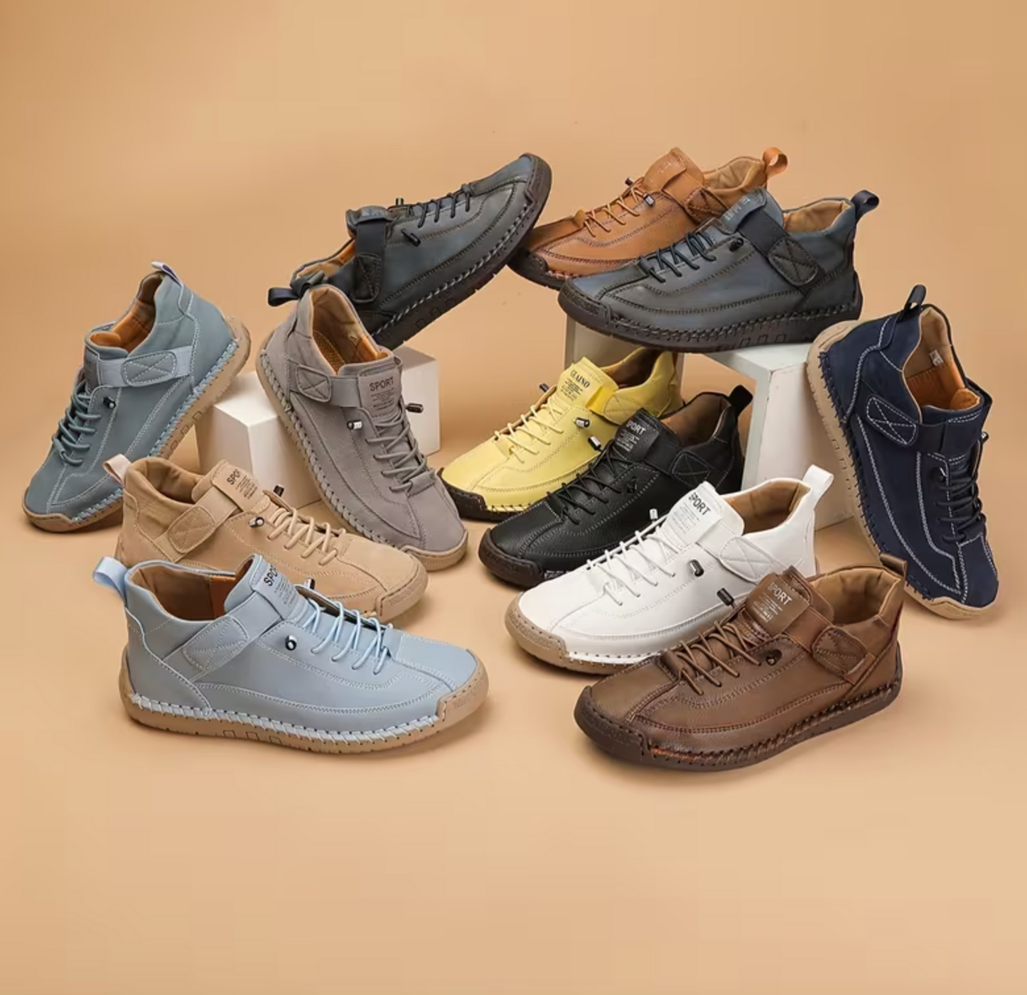 Classic comfortable casual trainers for women | Myra -13