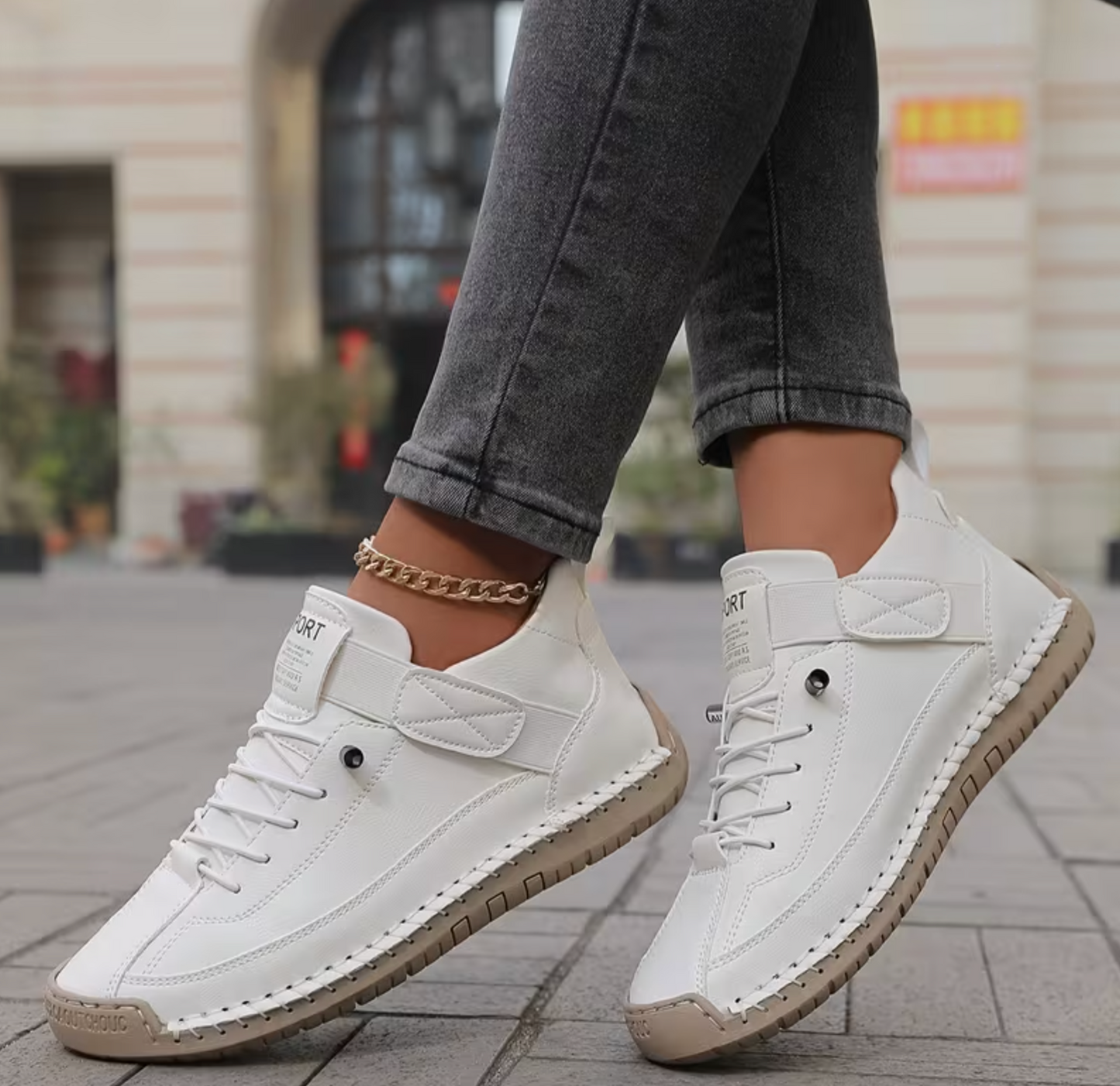 Classic comfortable casual trainers for women | Myra -2