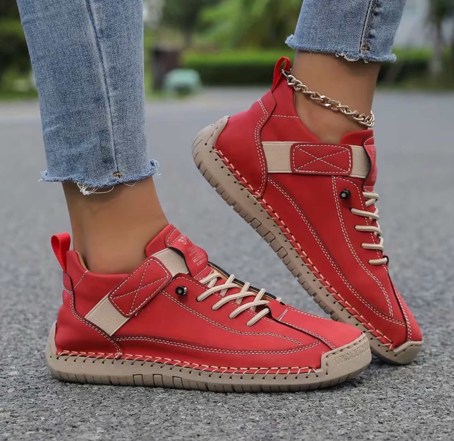 Classic comfortable casual trainers for women | Myra -14