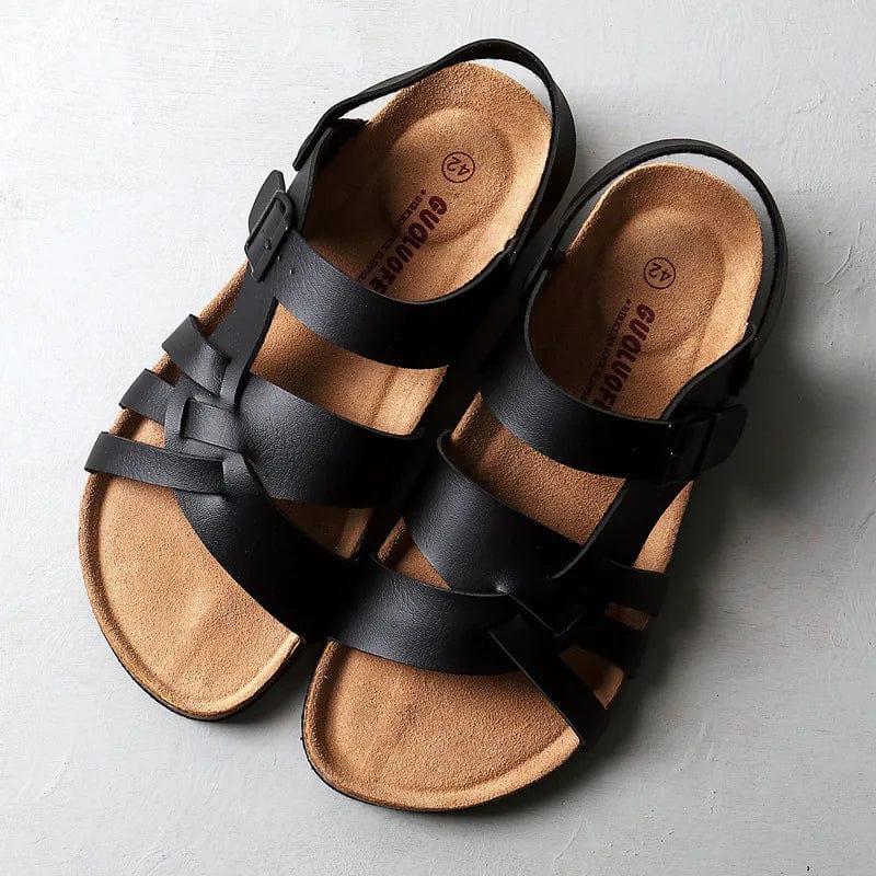 Classic comfortable summer sandals for men | Ottilie -1