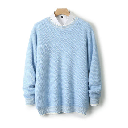 Classic knit ribbed jumper for men | Theo -7