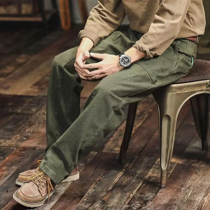 Utility everyday relaxed cargo trousers for women | Ceyric -9