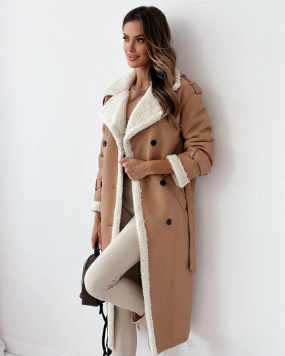 Warm tailored insulated coat for women | Monroe -1