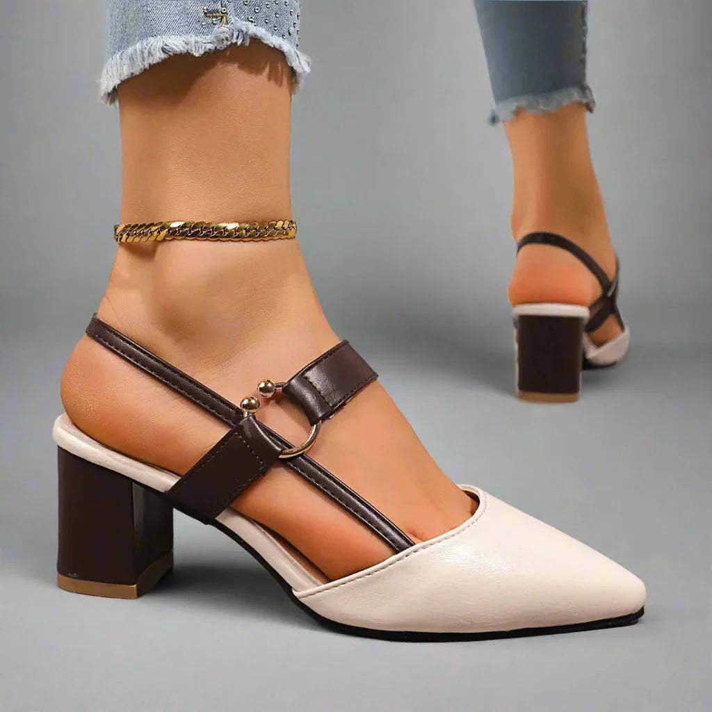 Classic elegant everyday heels for women | Elowen -11