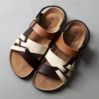 Classic comfortable summer sandals for men | Ottilie -3