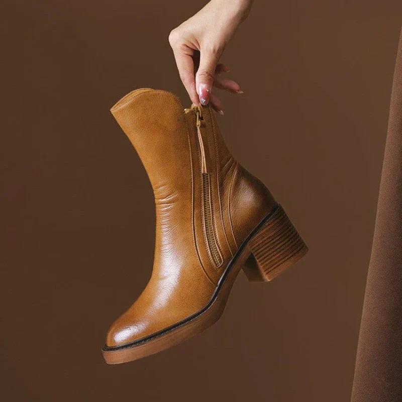 Classic heritage rugged boots for women | Selene -8
