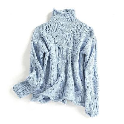 Soft relaxed knit jumper for women | Alora -3