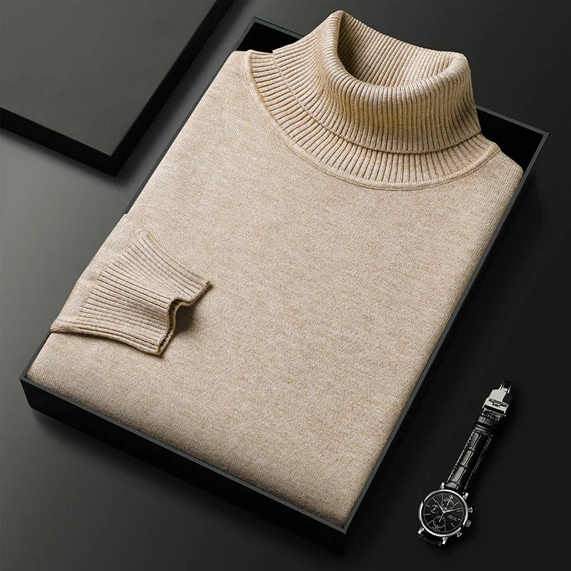 Classic soft ribbed jumper for men | Corvielle -1