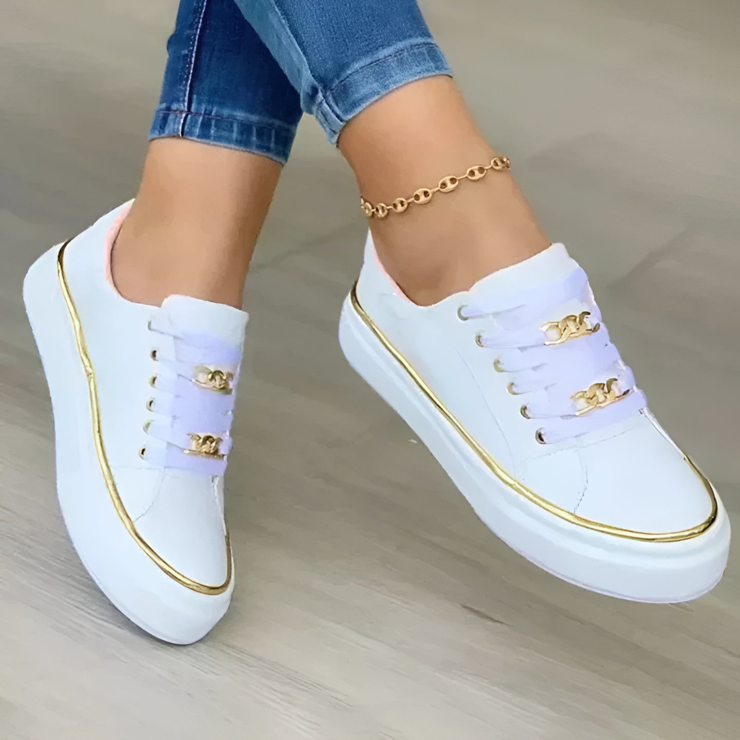 Comfortable everyday casual trainers for women | Aveline -2