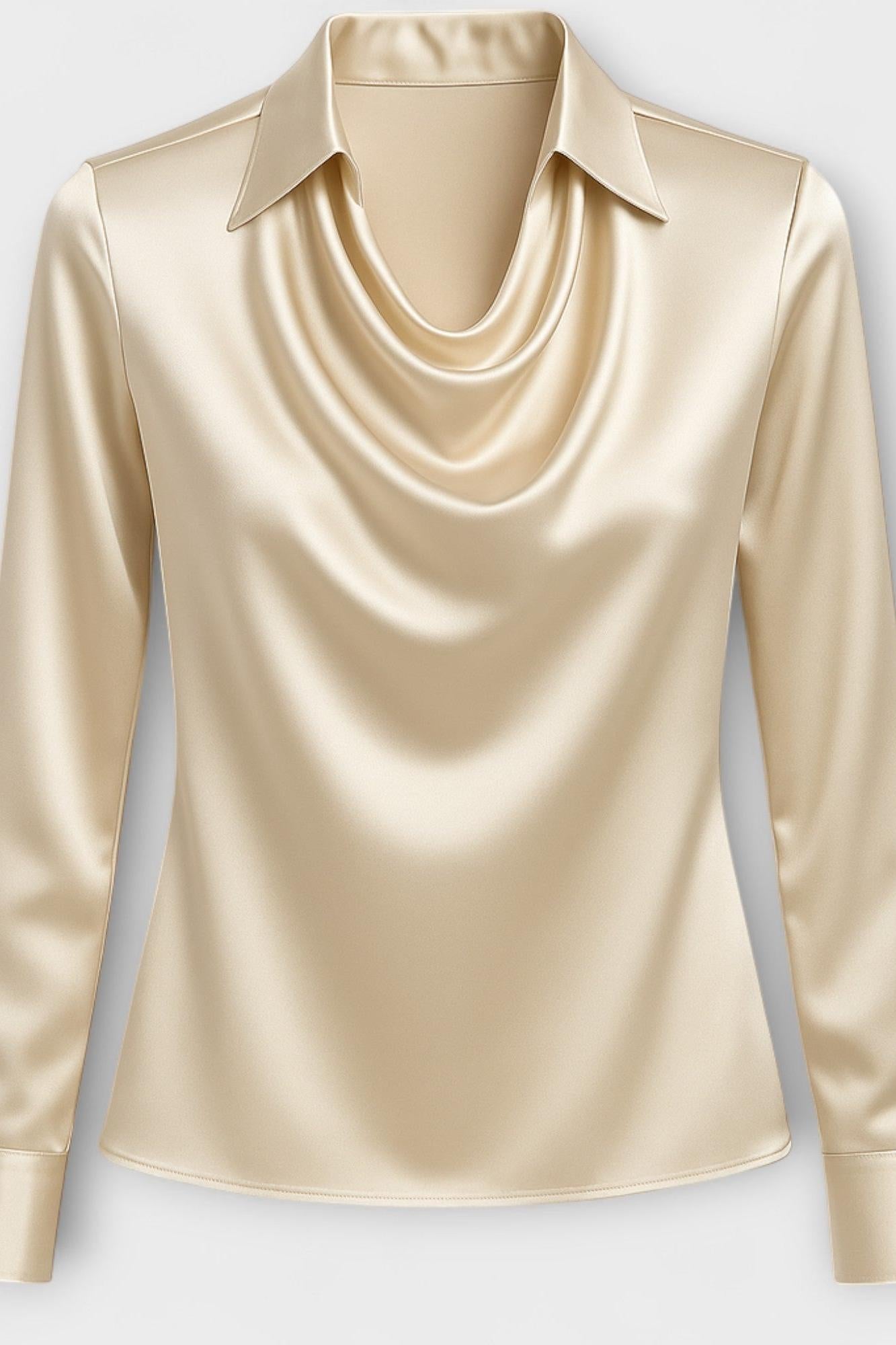 Classic elegant feminine blouse for women | Sofia -2