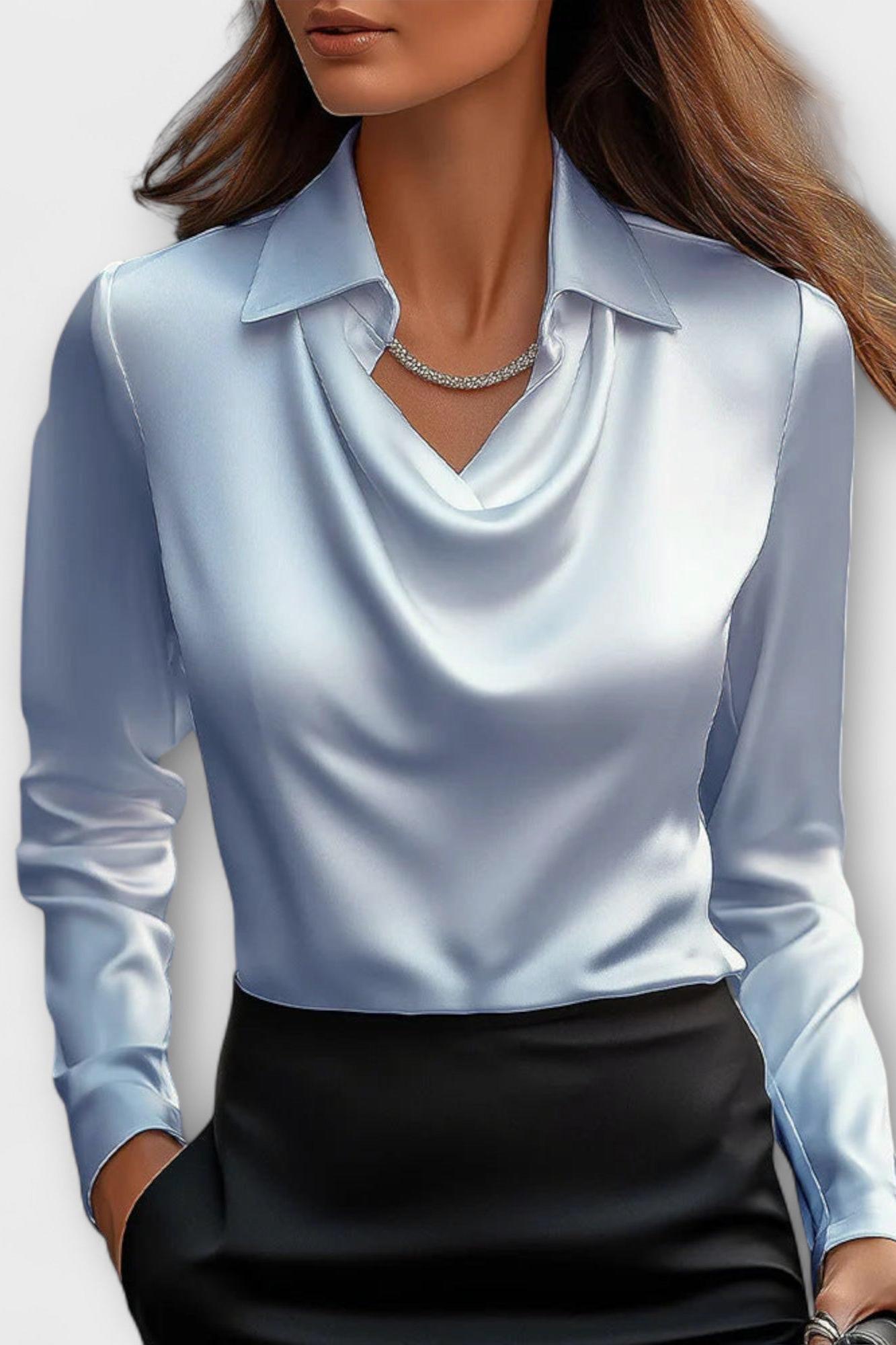 Classic elegant feminine blouse for women | Sofia -5