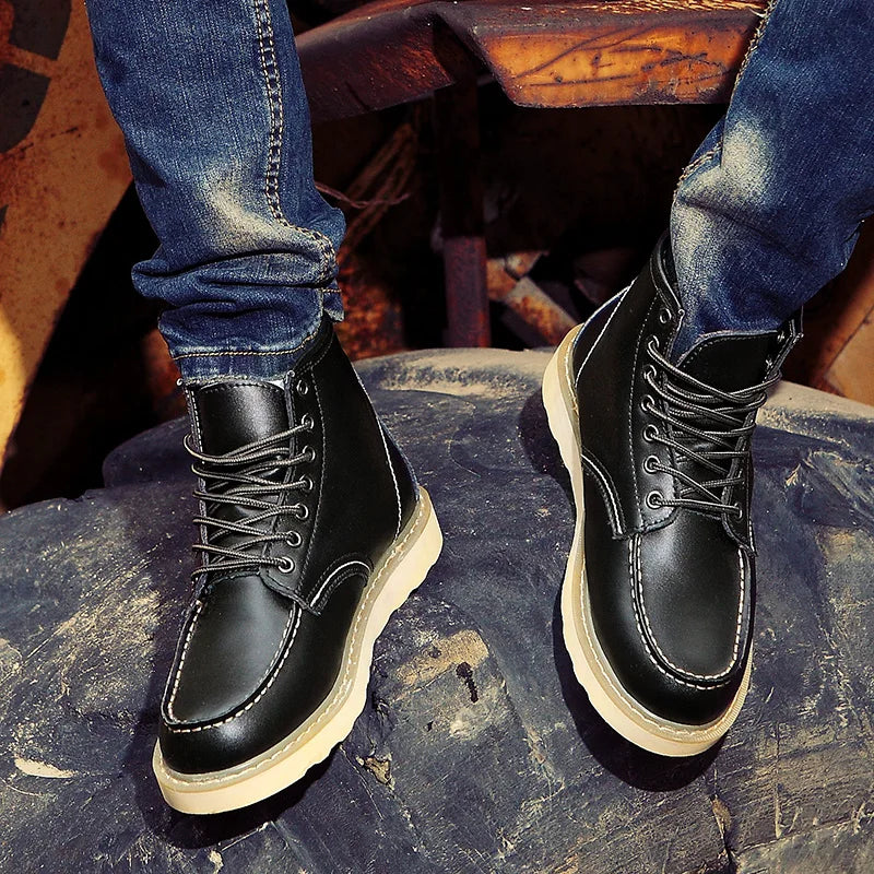 Heritage comfortable leather boots for men | Harrison -4