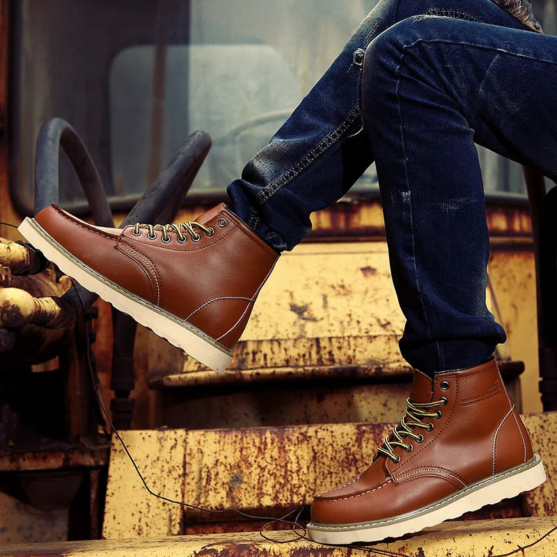 Heritage comfortable leather boots for men | Harrison -7
