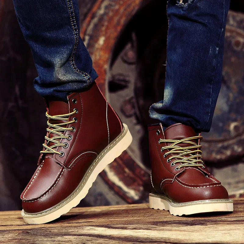 Heritage comfortable leather boots for men | Harrison -2