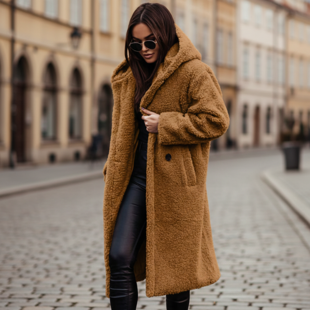 Classic warm insulated coat for women | Arden -1