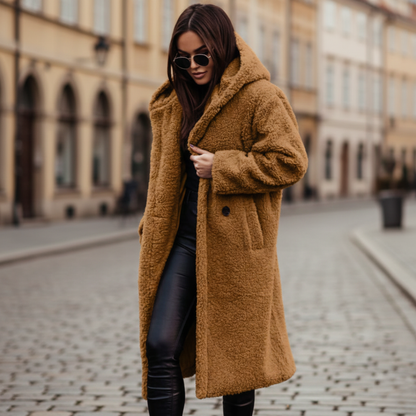 Classic warm insulated coat for women | Arden -1
