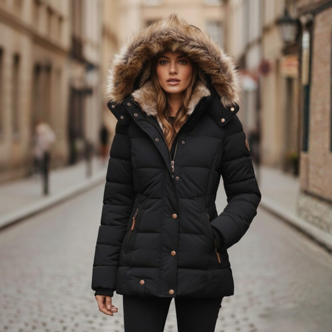 Warm everyday insulated parka for women | Arden -1
