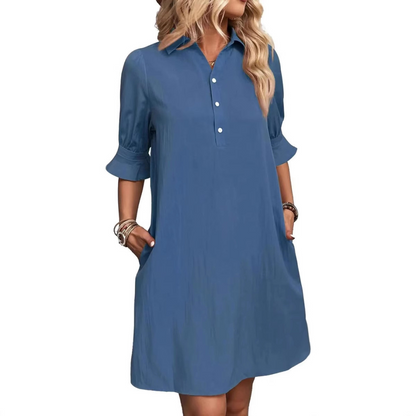 Classic elegant everyday dress for women | FRANCHESCA -5