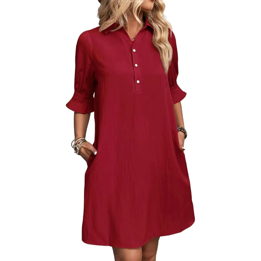 Classic elegant everyday dress for women | FRANCHESCA -7