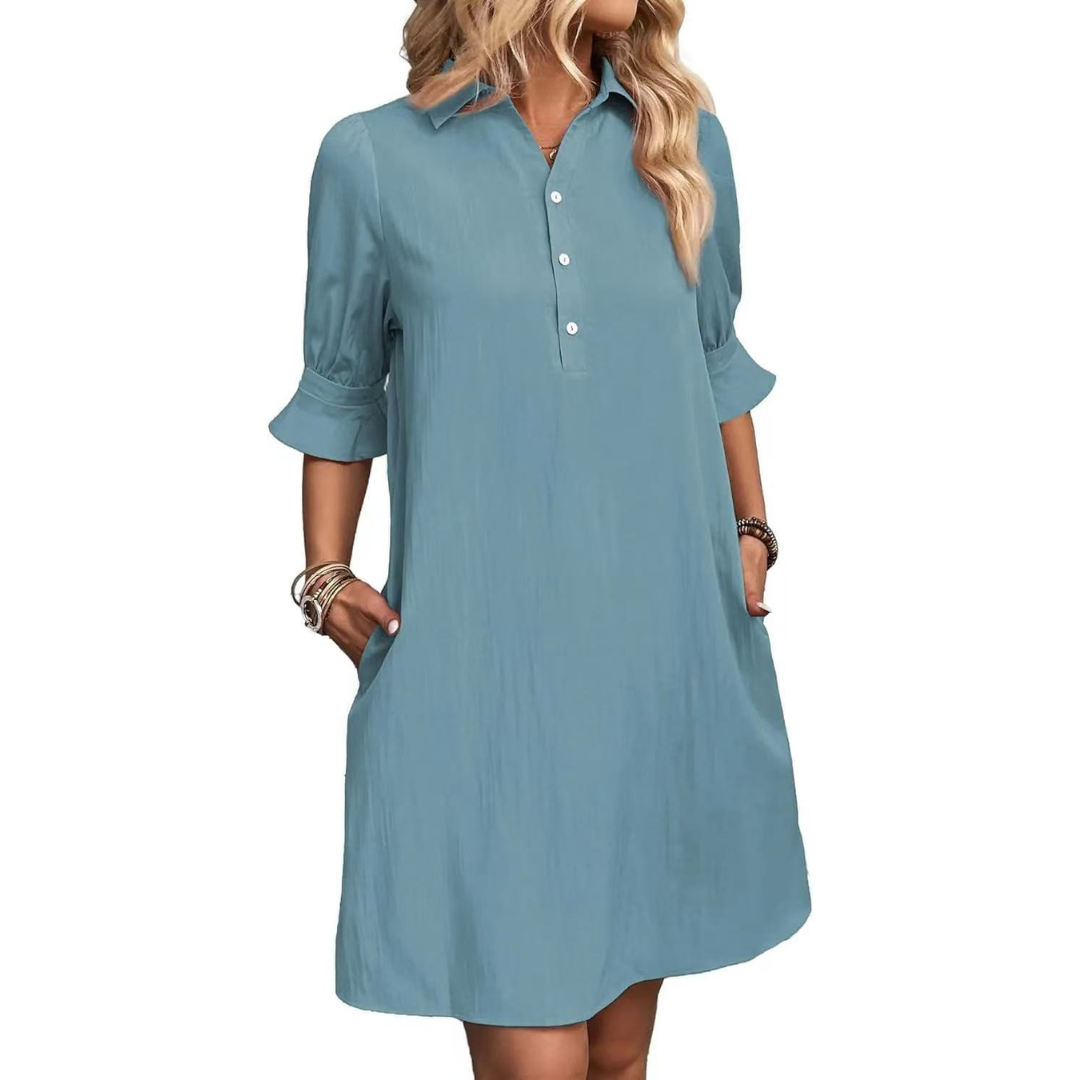 Classic elegant everyday dress for women | FRANCHESCA -3