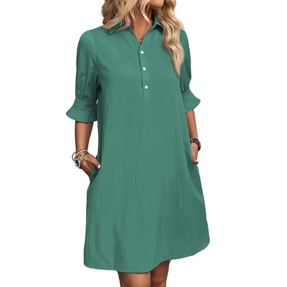 Classic elegant everyday dress for women | FRANCHESCA -4