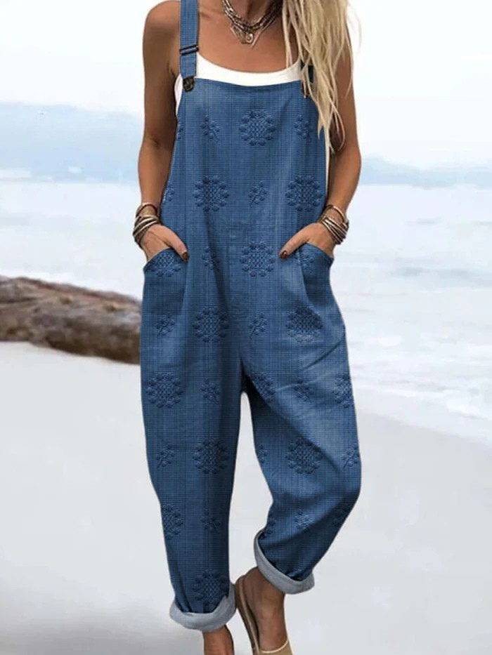 Classic elegant relaxed jumpsuit for women | Aria -2