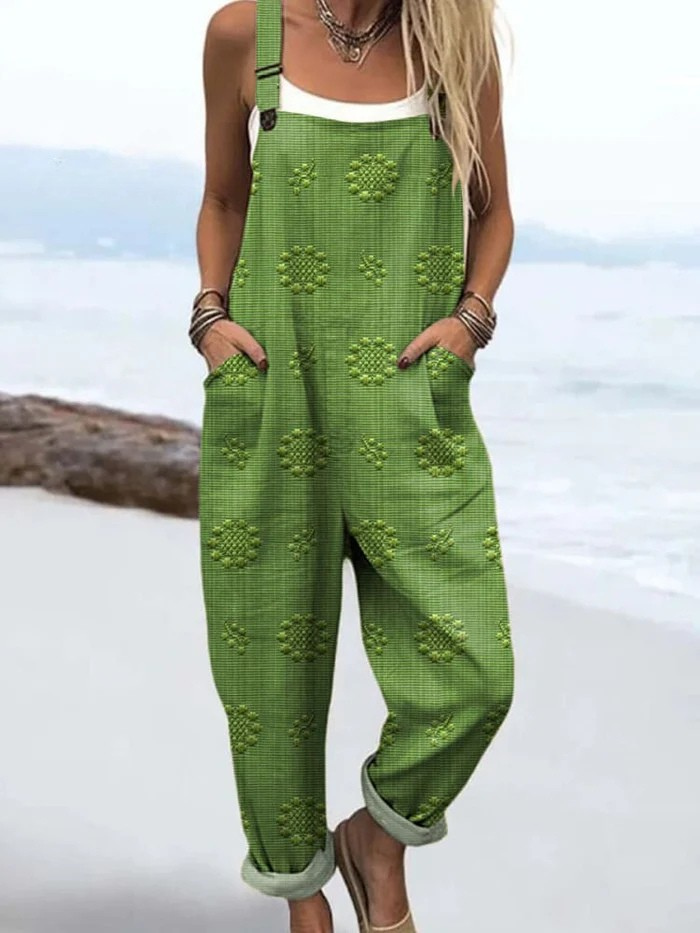 Classic elegant relaxed jumpsuit for women | Aria -3