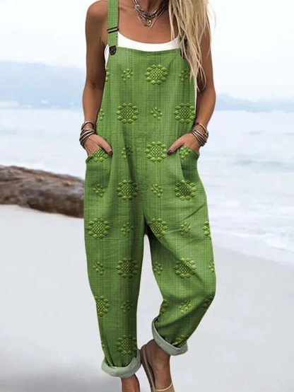 Classic elegant relaxed jumpsuit for women | Aria -3