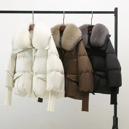 Elegant warm tailored coat for women | Indi -6