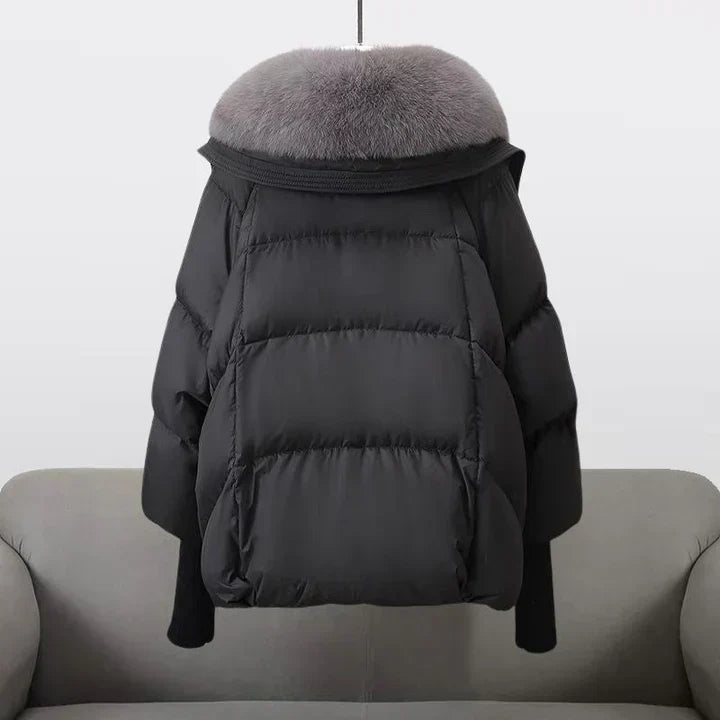Elegant warm tailored coat for women | Indi -3