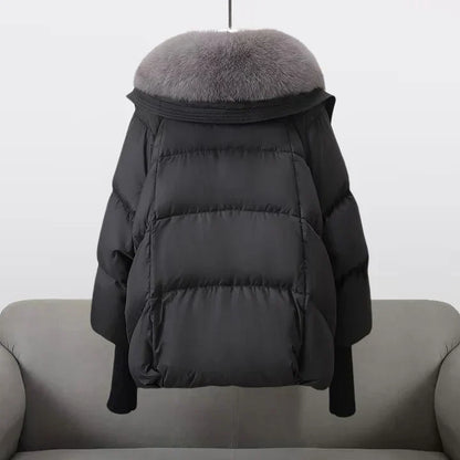 Elegant warm tailored coat for women | Indi -3