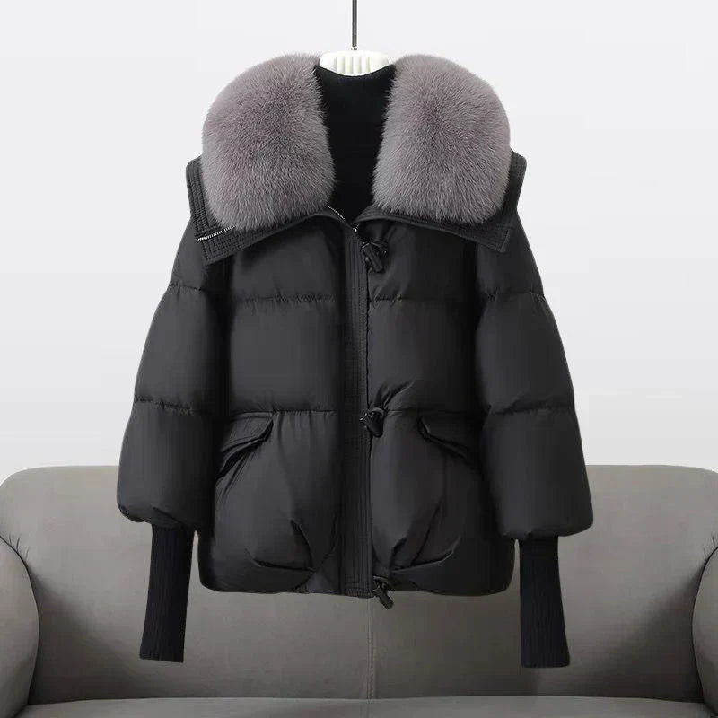 Elegant warm tailored coat for women | Indi -2