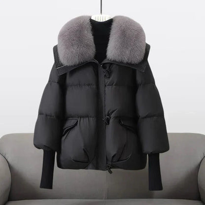 Elegant warm tailored coat for women | Indi -2