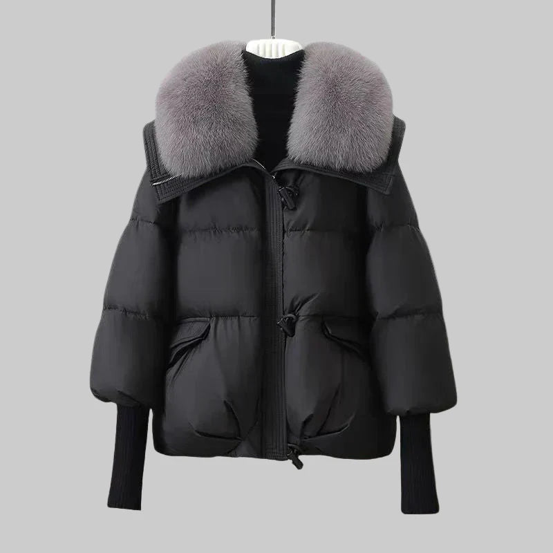 Elegant warm tailored coat for women | Indi -1