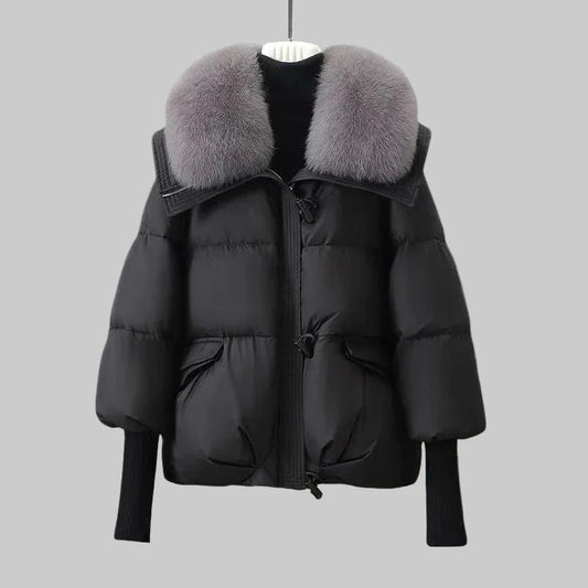 Elegant warm tailored coat for women | Indi -1