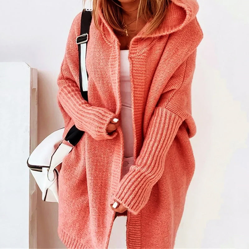 Soft knit ribbed cardigan for women | Valentina -4