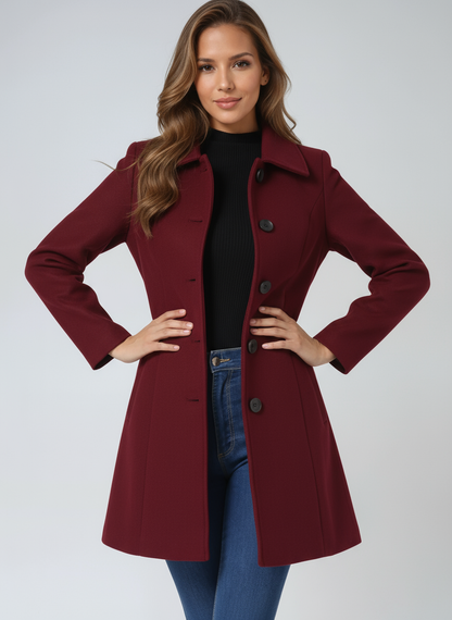Classic refined everyday trench coat for women | Aveline -2