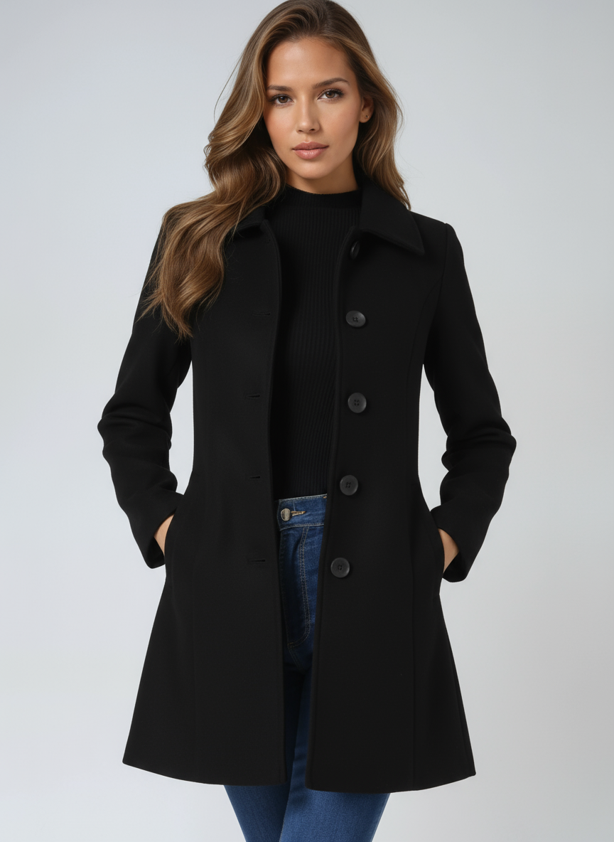 Classic refined everyday trench coat for women | Aveline -7