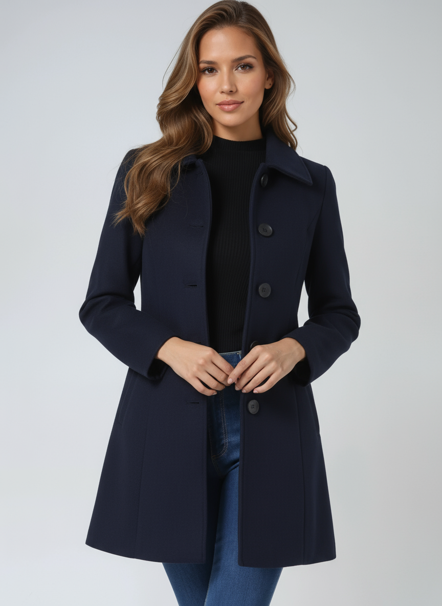 Classic refined everyday trench coat for women | Aveline -6