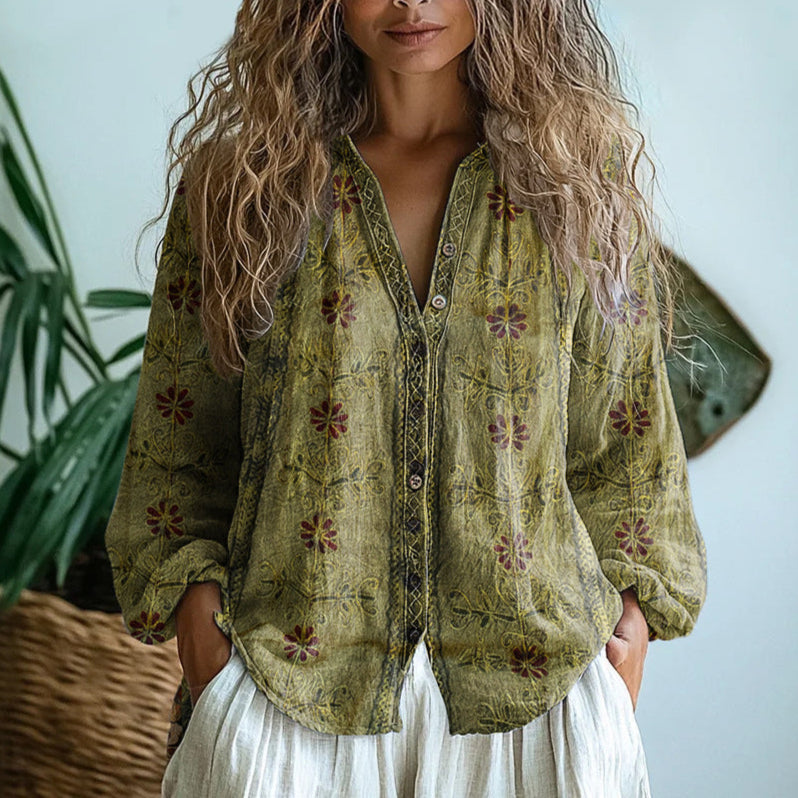 Classic elegant feminine blouse for women | Ambre -3