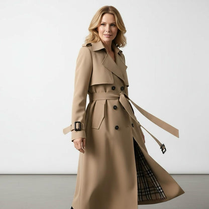Classic refined everyday trench coat for women -1