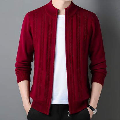 Soft cosy knit jumper for men | Marivelle -1