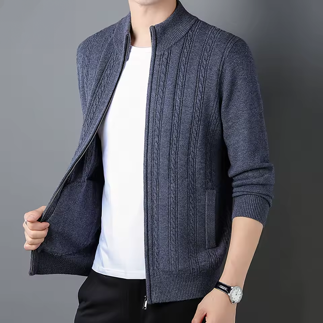 Soft cosy knit jumper for men | Marivelle -5